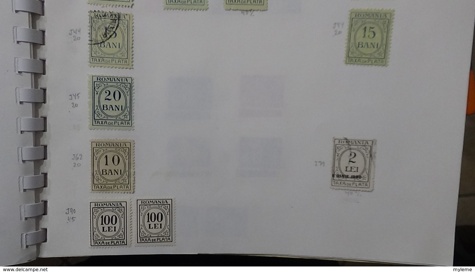 A241 Cahier de timbres de Roumanie dont fin de catalogue. A saisir !!! Voir commentaires