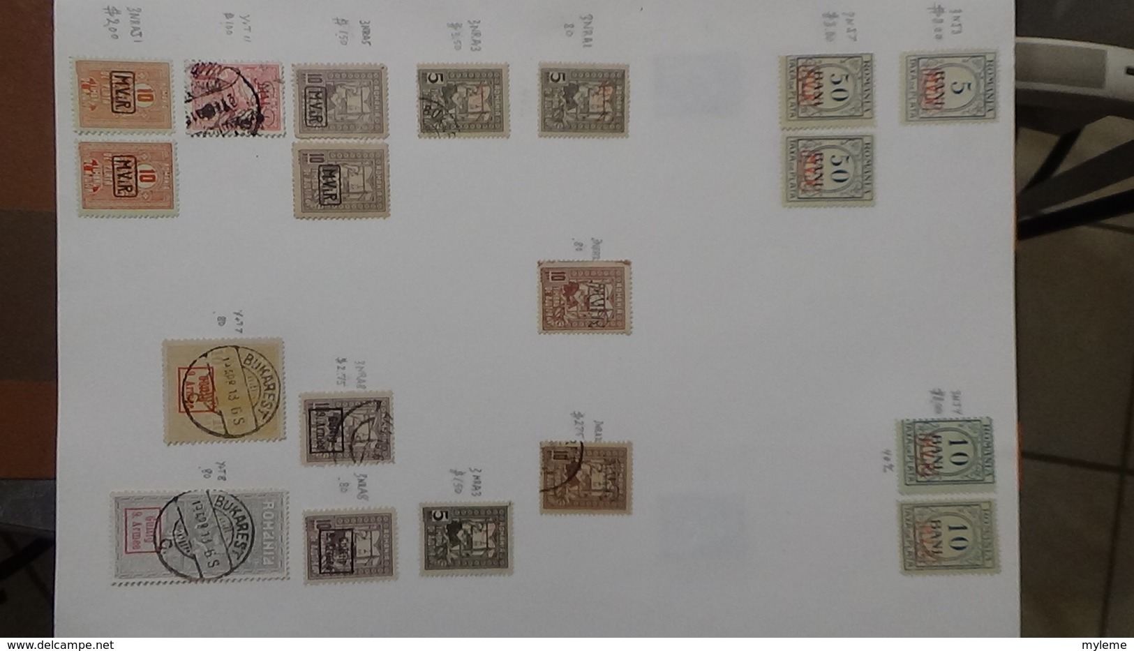 A241 Cahier de timbres de Roumanie dont fin de catalogue. A saisir !!! Voir commentaires