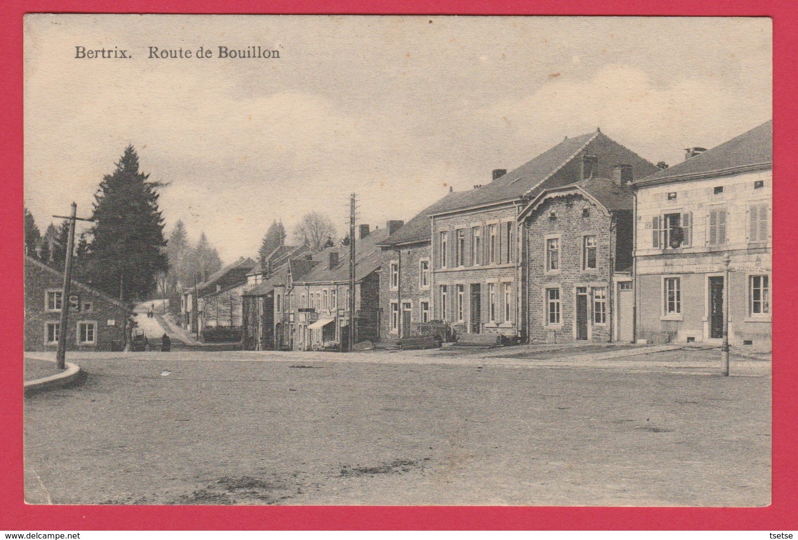 Bertrix - Route De Bouillon - 1910 ( Voir Verso ) - Bertrix