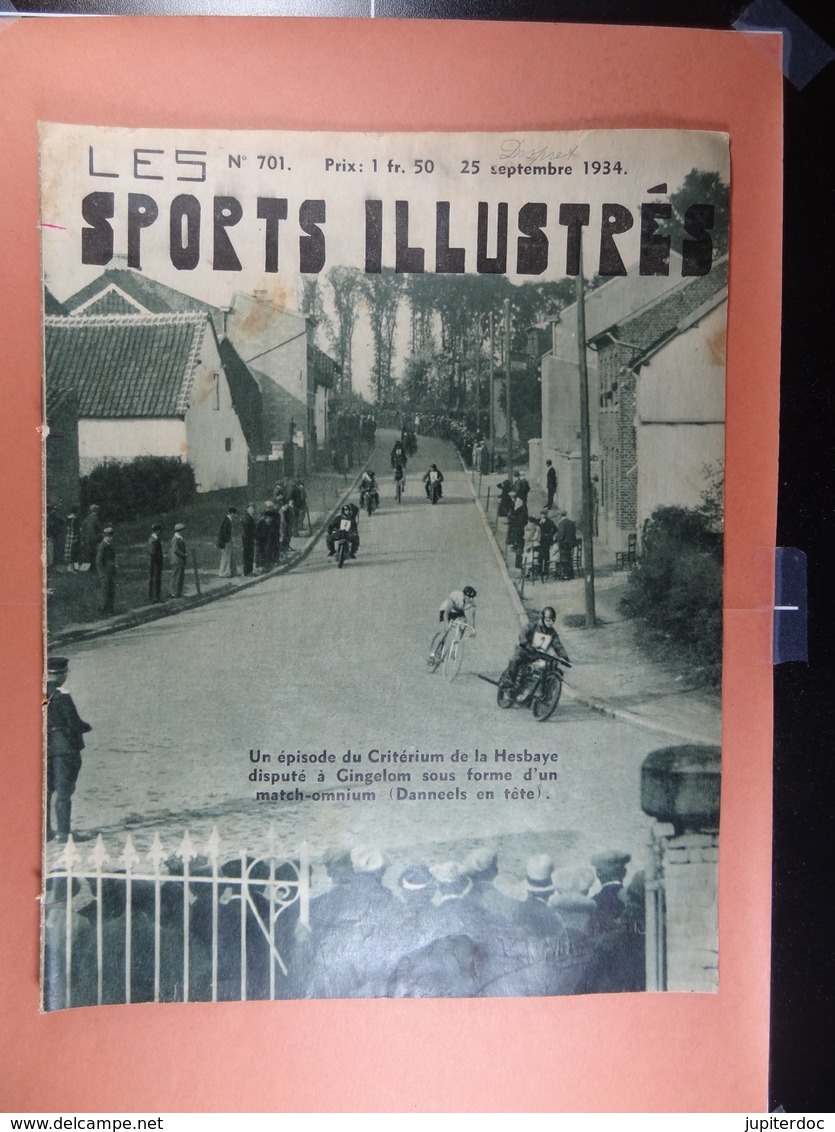 Les Sports Illustrés 1934 N°701 Gingelom Cachera Hoogerheid Aerts Lierse Union Nazareth Stekene Gordon-Bennett - Sport