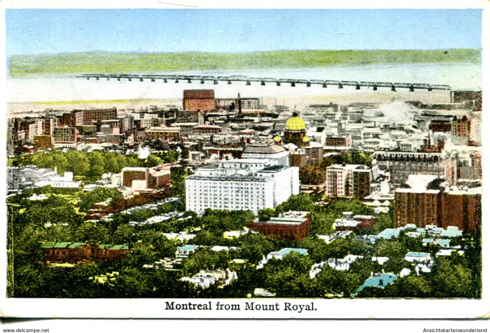 Montreal From Mount Royal  1927  (007632) - Montreal