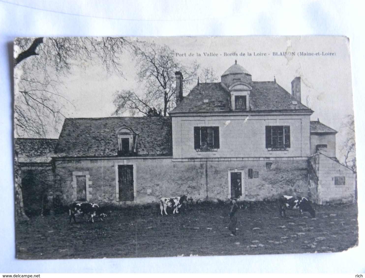 CPA (49) Maine Et Loire - BLAISON GOHIER - Port De La Vallée - Bords De La Loire - Autres & Non Classés