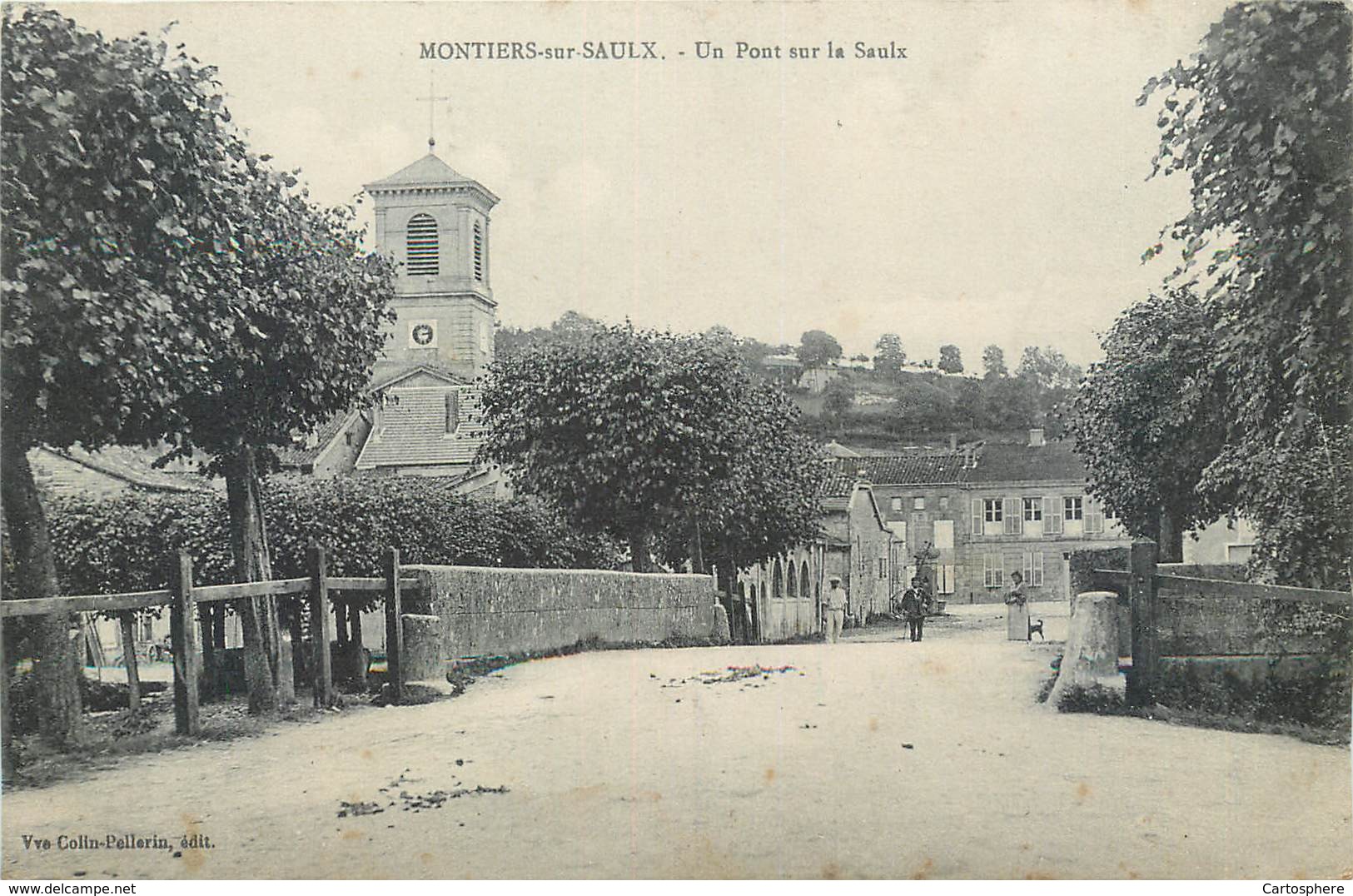 CPA 55 Meuse Montiers Sur Saulx Un Pont Sur La Saulx - Montiers Sur Saulx