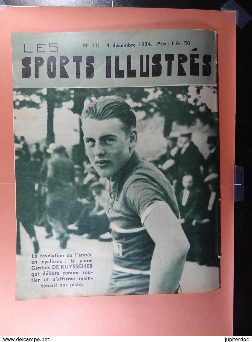 Les Sports Illustrés 1934 N°711 Georges Godfrey Salon Bruxelles Magne 6 Heures De Bruxelles Tour De Gand De Kuysscher - Sport