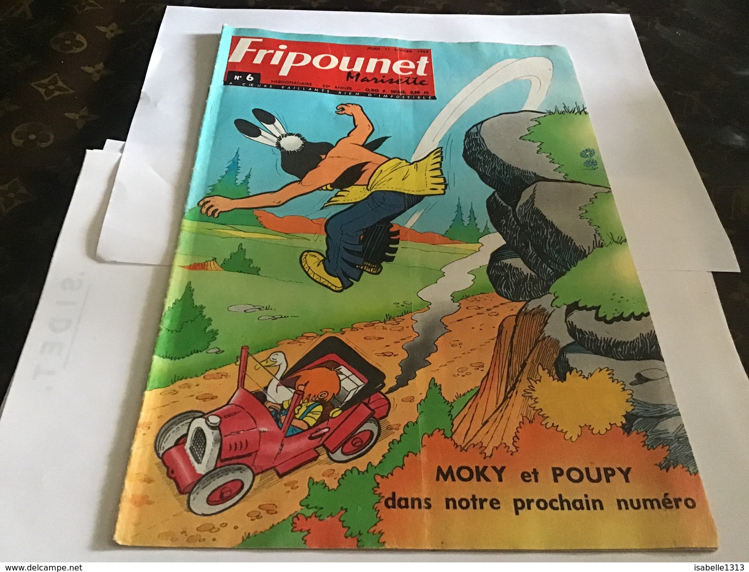 Fripounet Marisette 1965   Numéro Six  Moky Et Poupy  Dans Notre Prochain Numéro - Fripounet