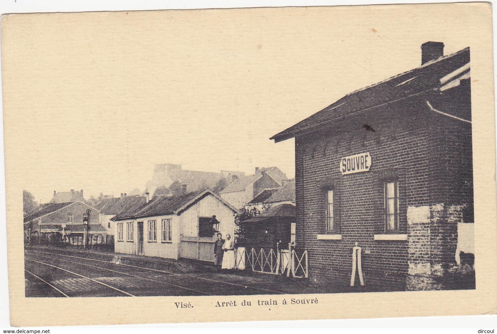 41971  Vise  Arret  Du  Train  à  Souvré  Gare - Visé