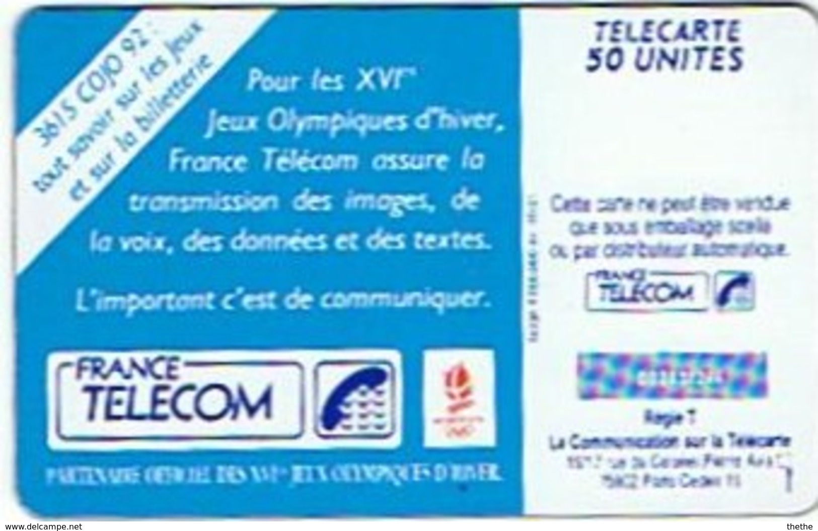 Ski Acrobatique -  J.O. D'Hiver 1992 - Jeux Olympiques
