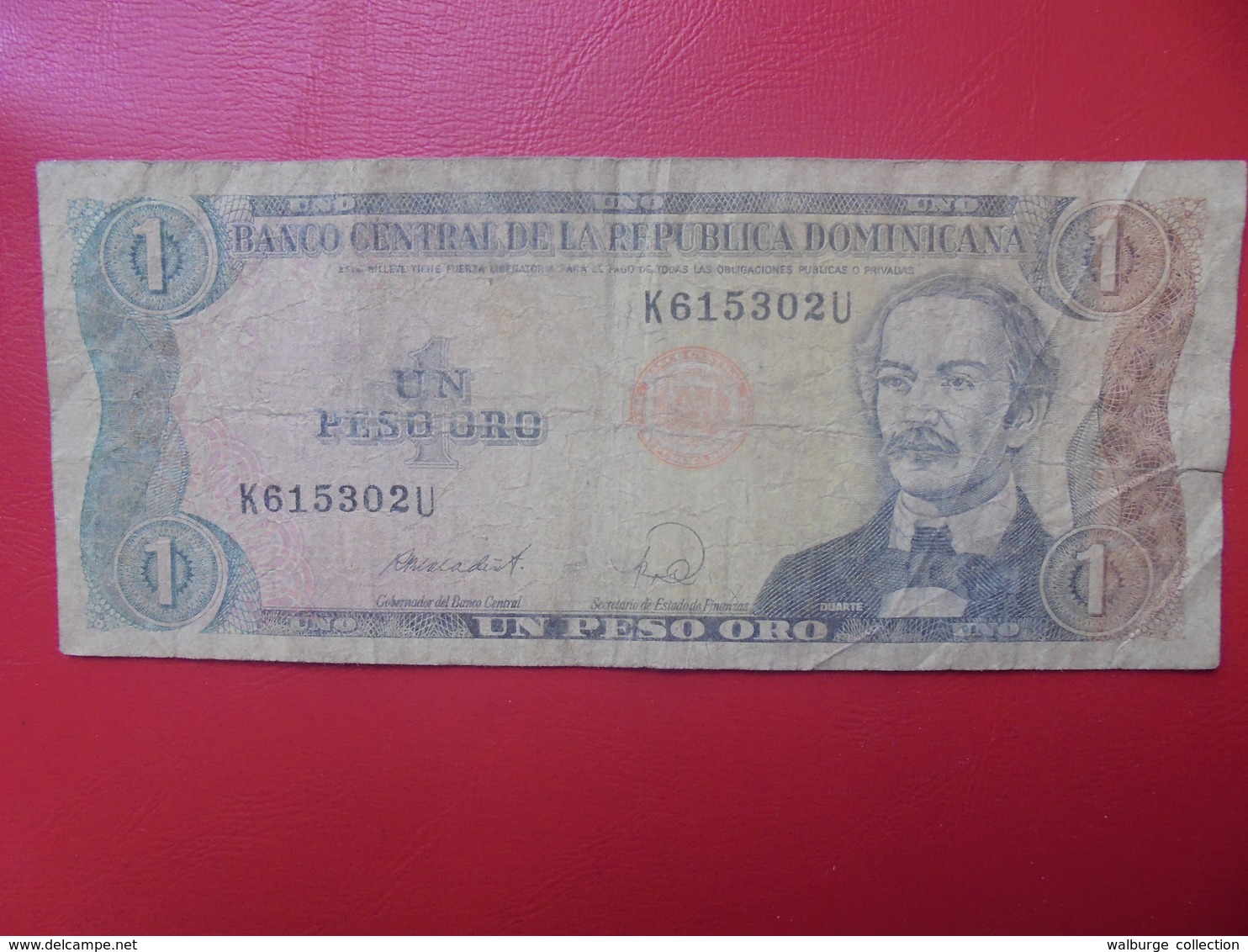 DOMINIQUE 1 PESO 1988 CIRCULER (B.9) - República Dominicana