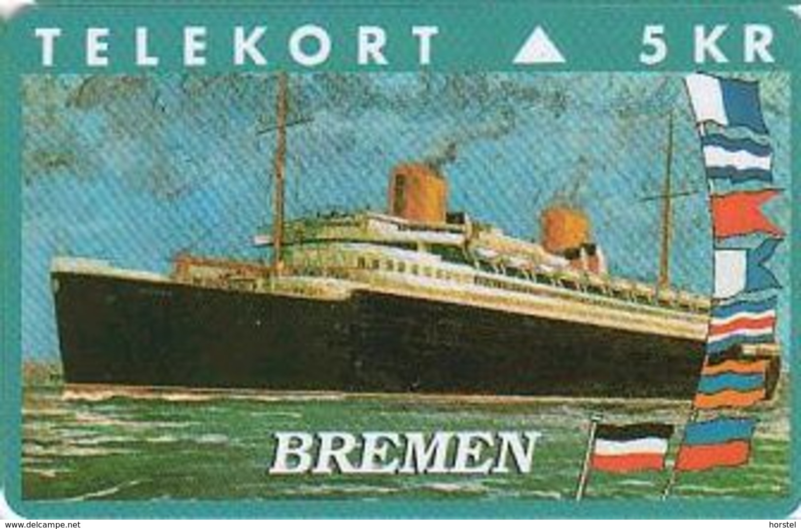 Denmark KP-129 Steamship  "Bremen" - Mint - Dänemark