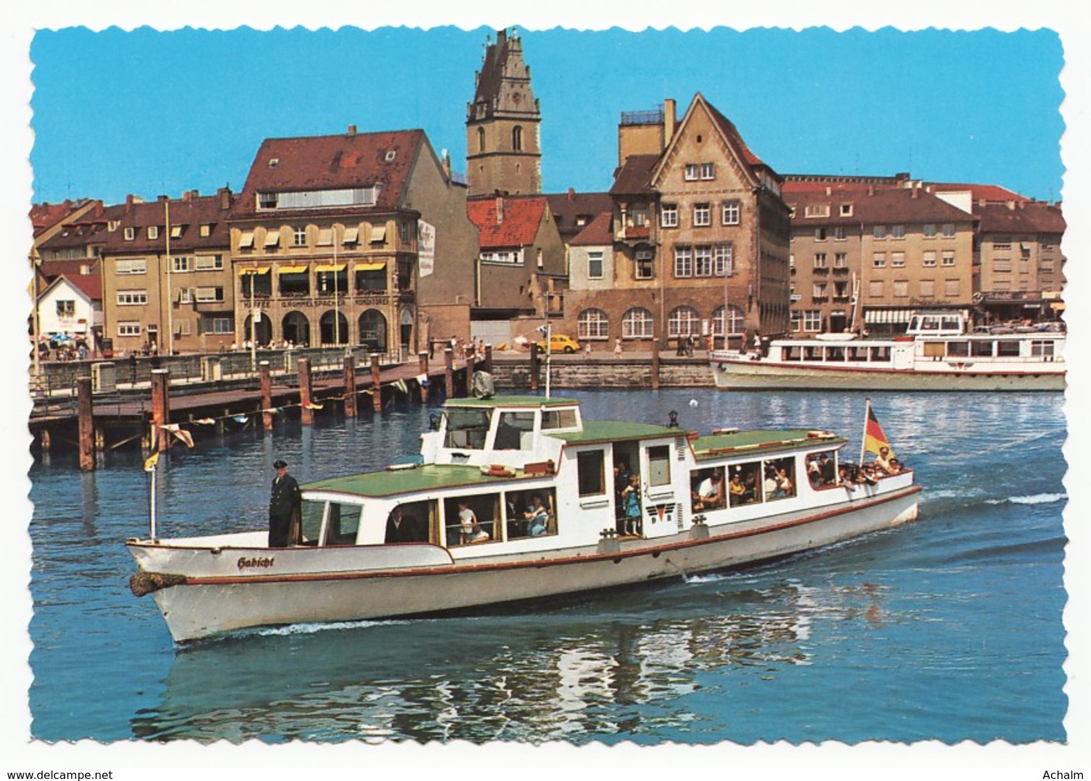 Friedrichshafen Am Bodensee - MB Habicht In Hafen - 1968 - Friedrichshafen