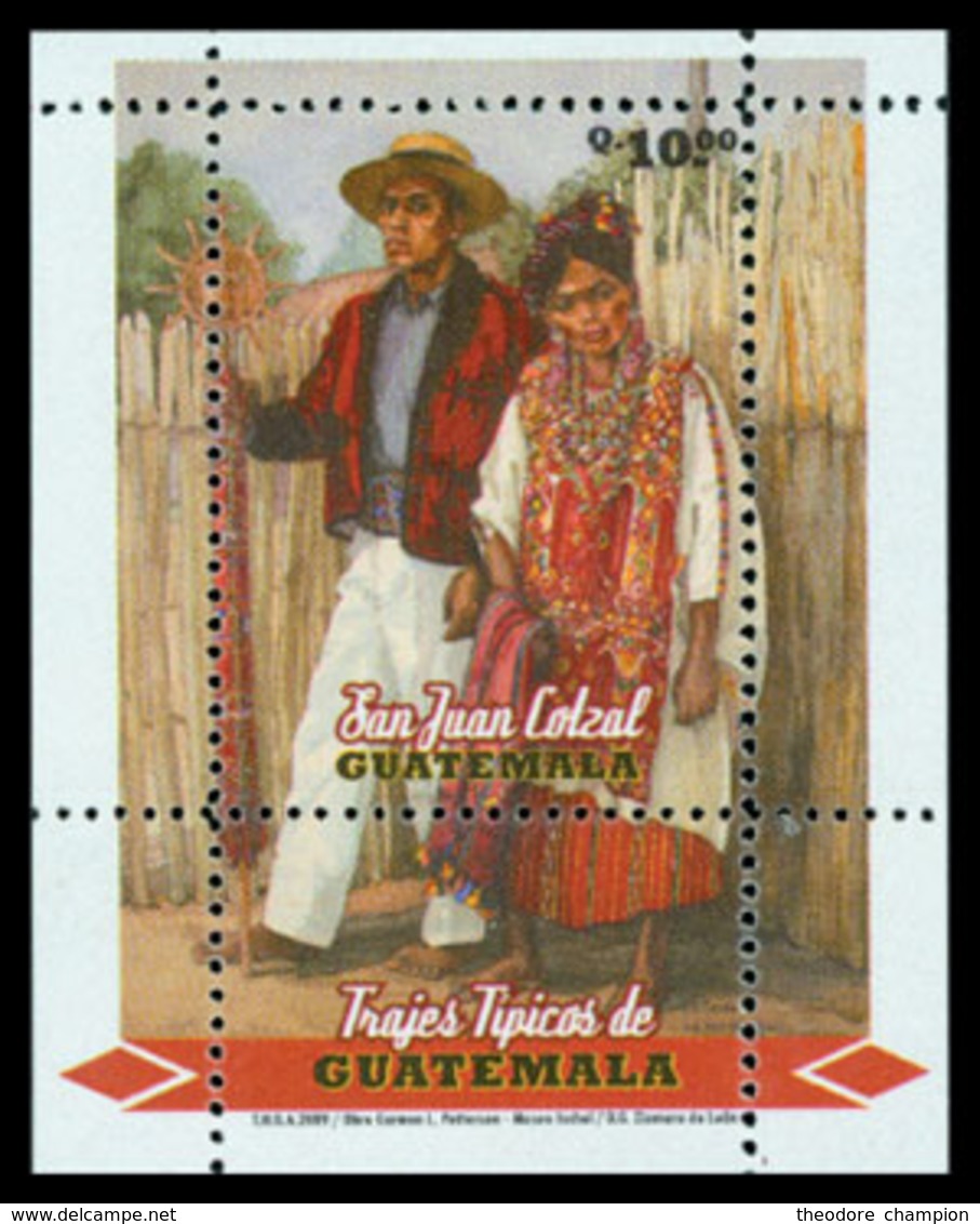 GUATEMALA Bloc Costumes Traditionnels 2009 Neuf ** MNH - Guatemala