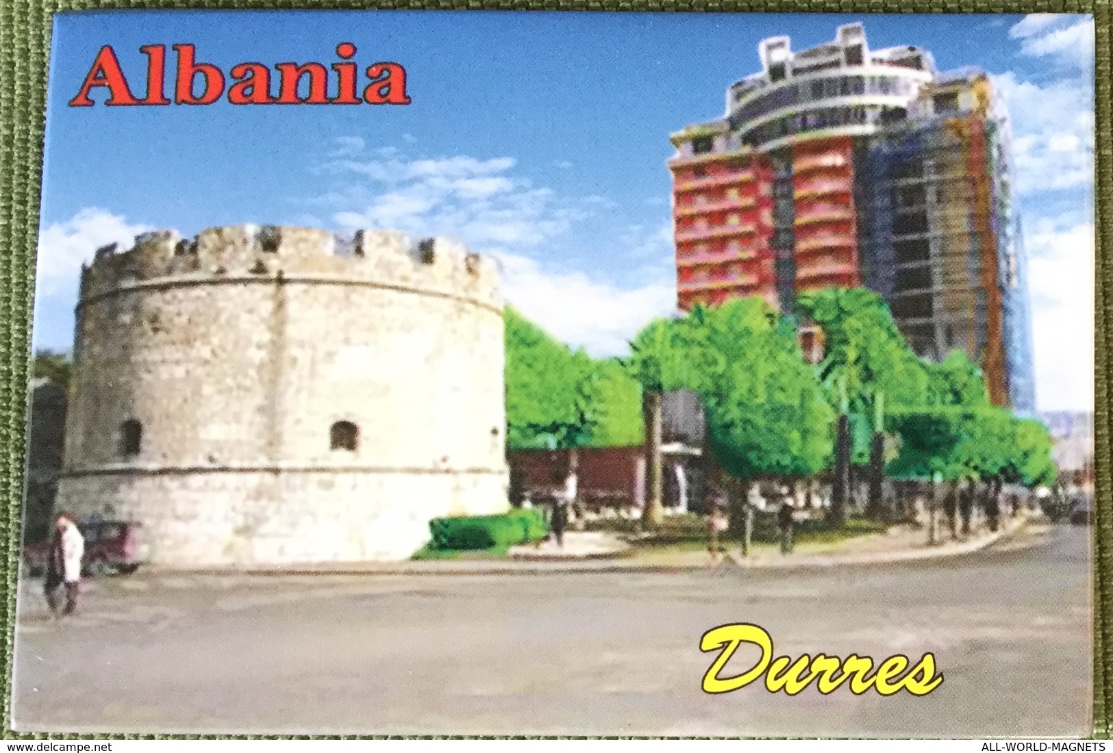 Durrës County Durres Albania Fridge Magnet, From Albania - Magnetos