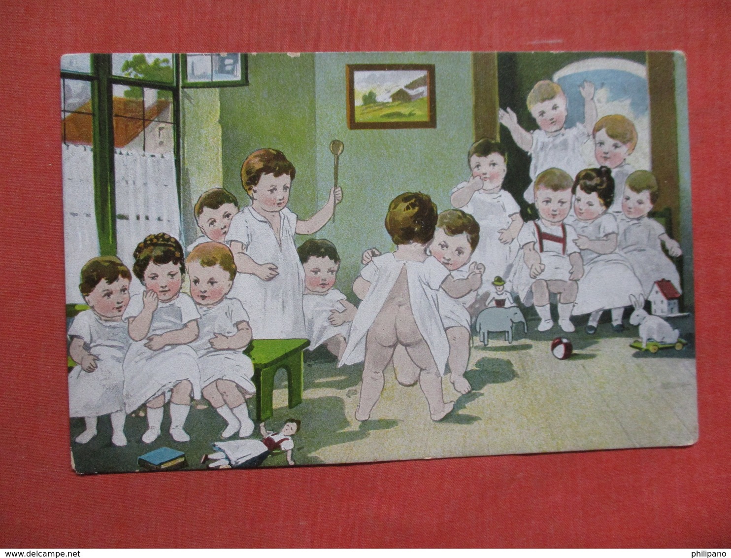 Babies Dancing ?        Ref 3753 - Humorous Cards