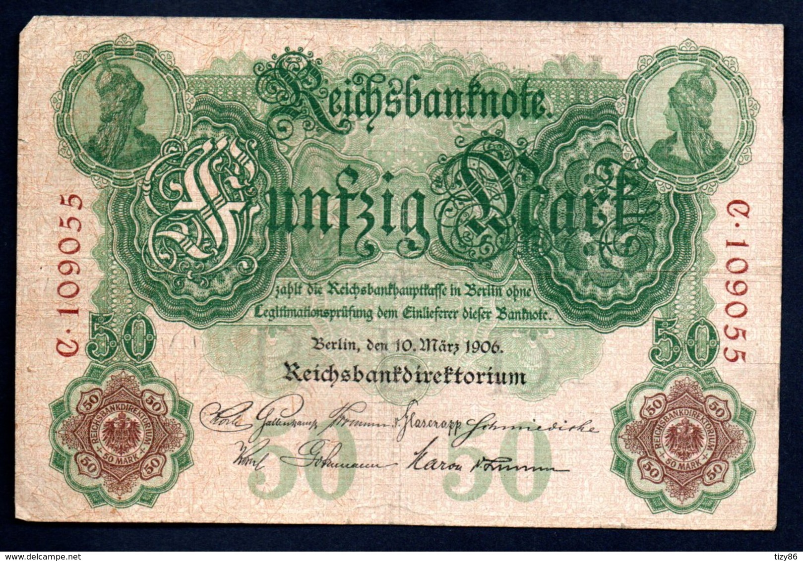 Banconota Germania - 50 Mark - 1906 (circolata) - 50 Mark