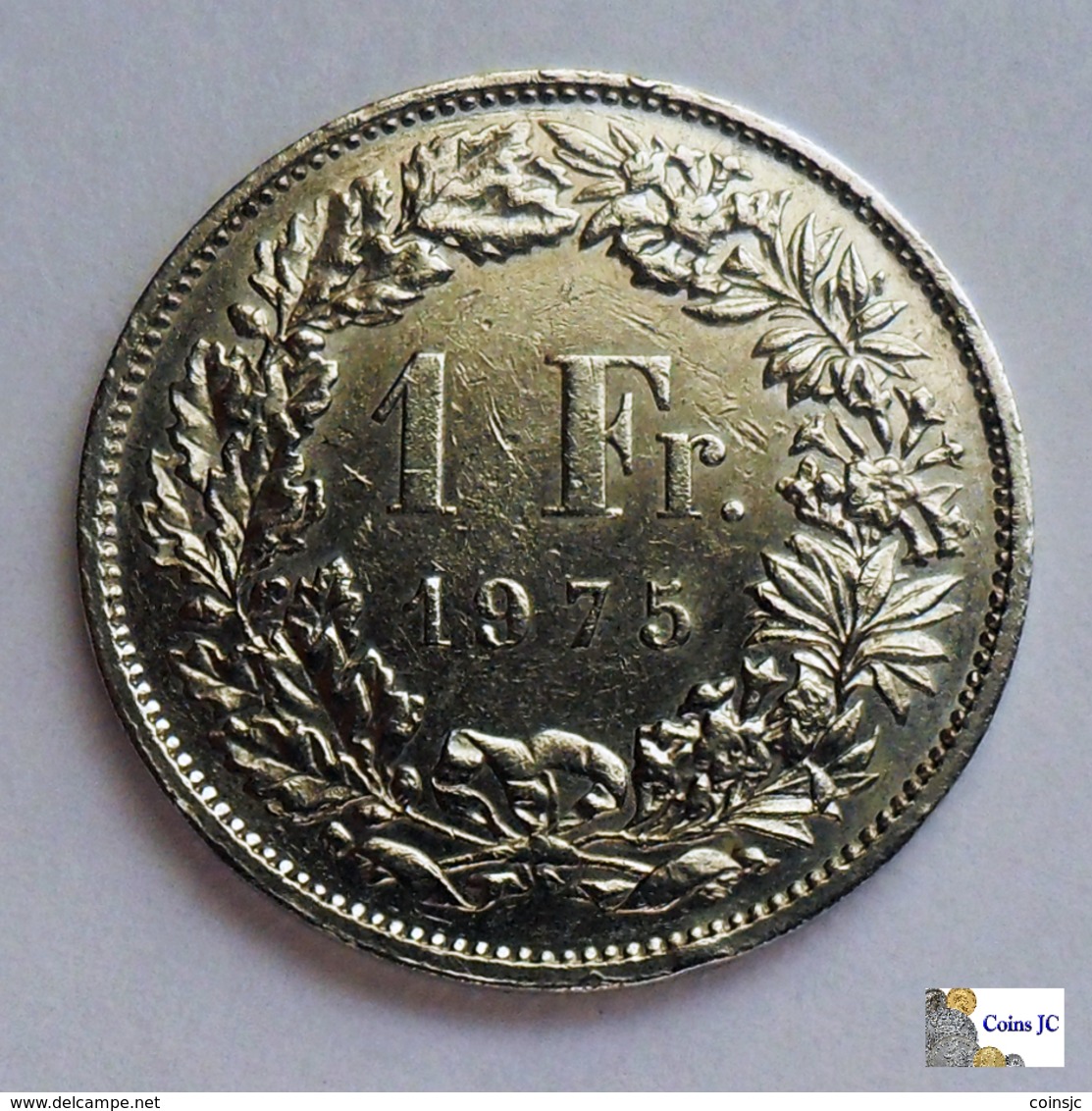 SWITZERLAND - 1 Franc - 1975 - Otros & Sin Clasificación