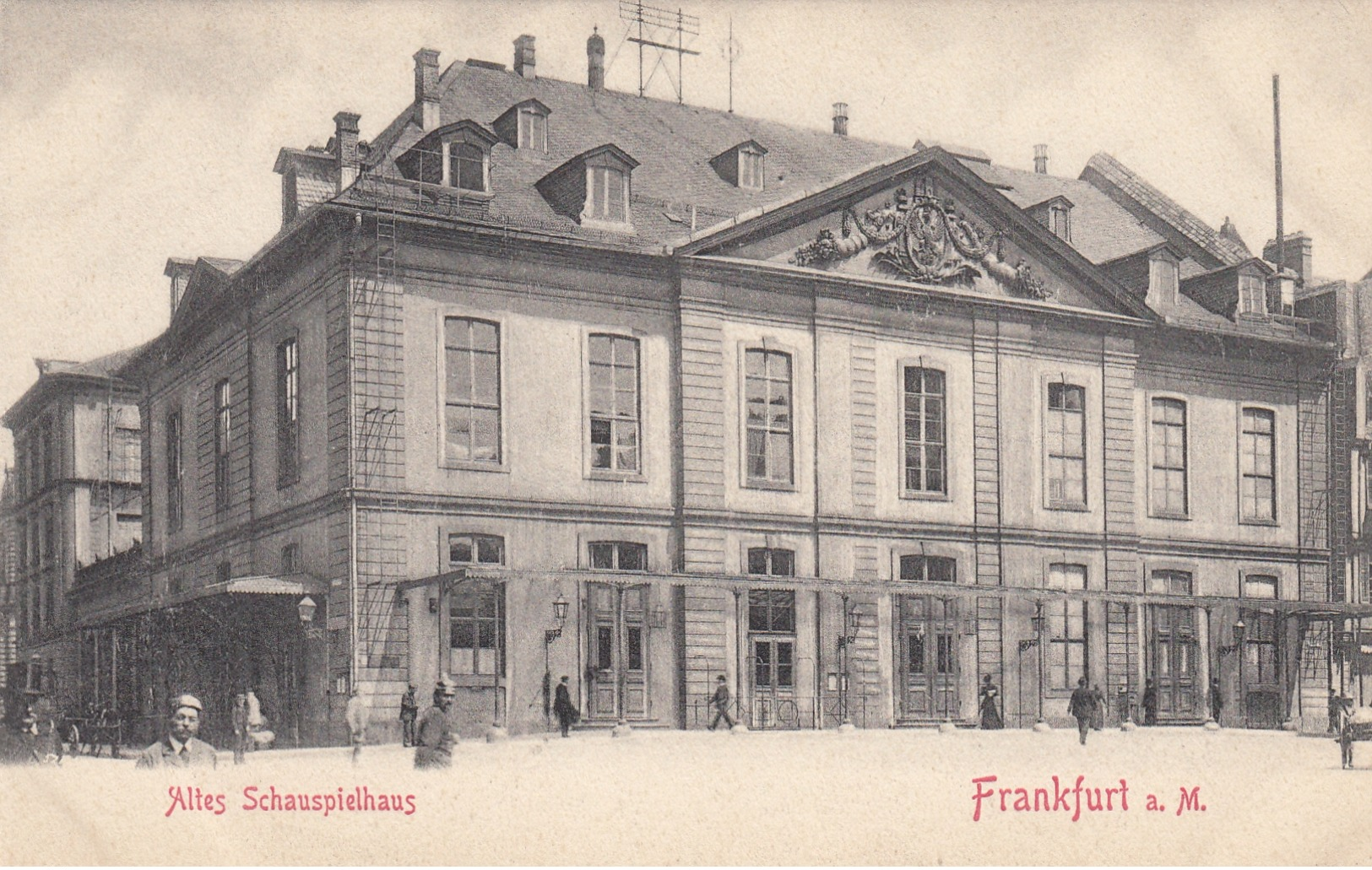 FRANKFURT A. M., Germany, 1890s ; Altes Schauspielhaus - Frankfurt A. Main