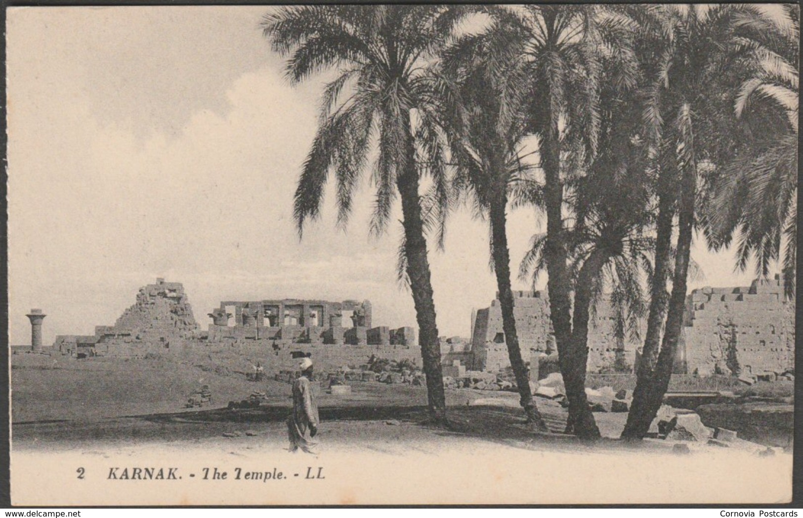 The Temple, Karnak, C.1920 - Lévy Et Neurdein CPA LL2 - Luxor