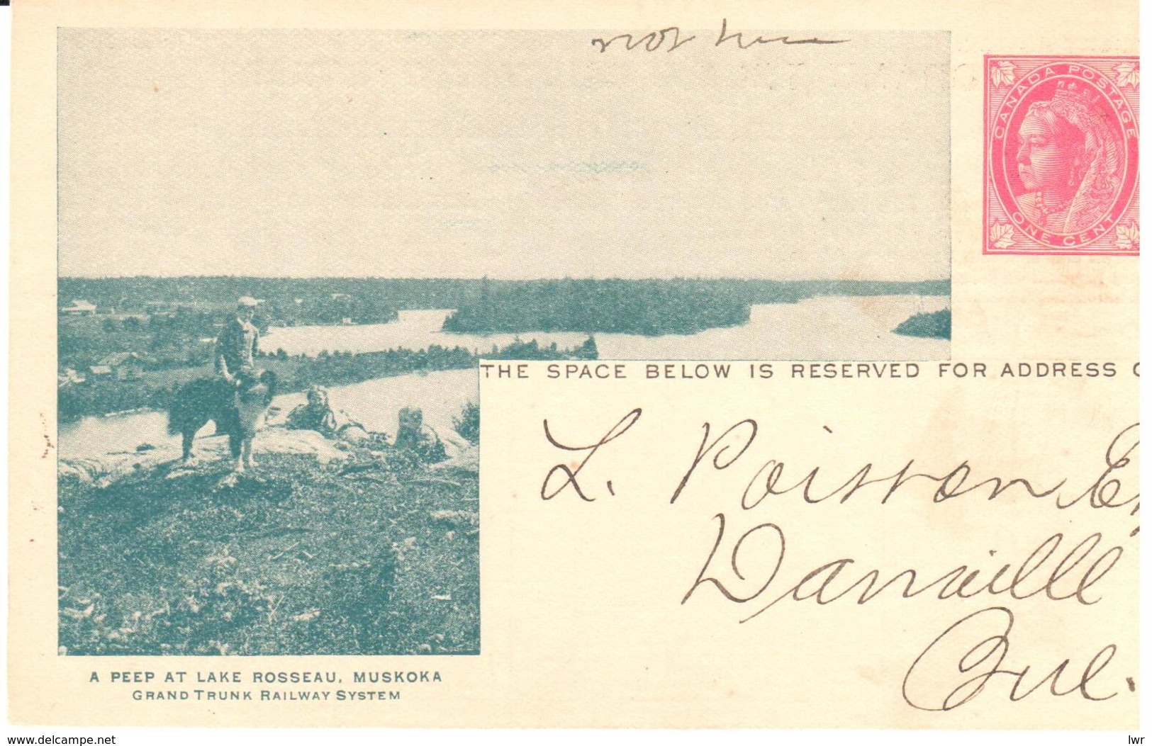 Canada - Stationery - Grand Trunk Railway - Lake Rosseau - Dog - Other & Unclassified