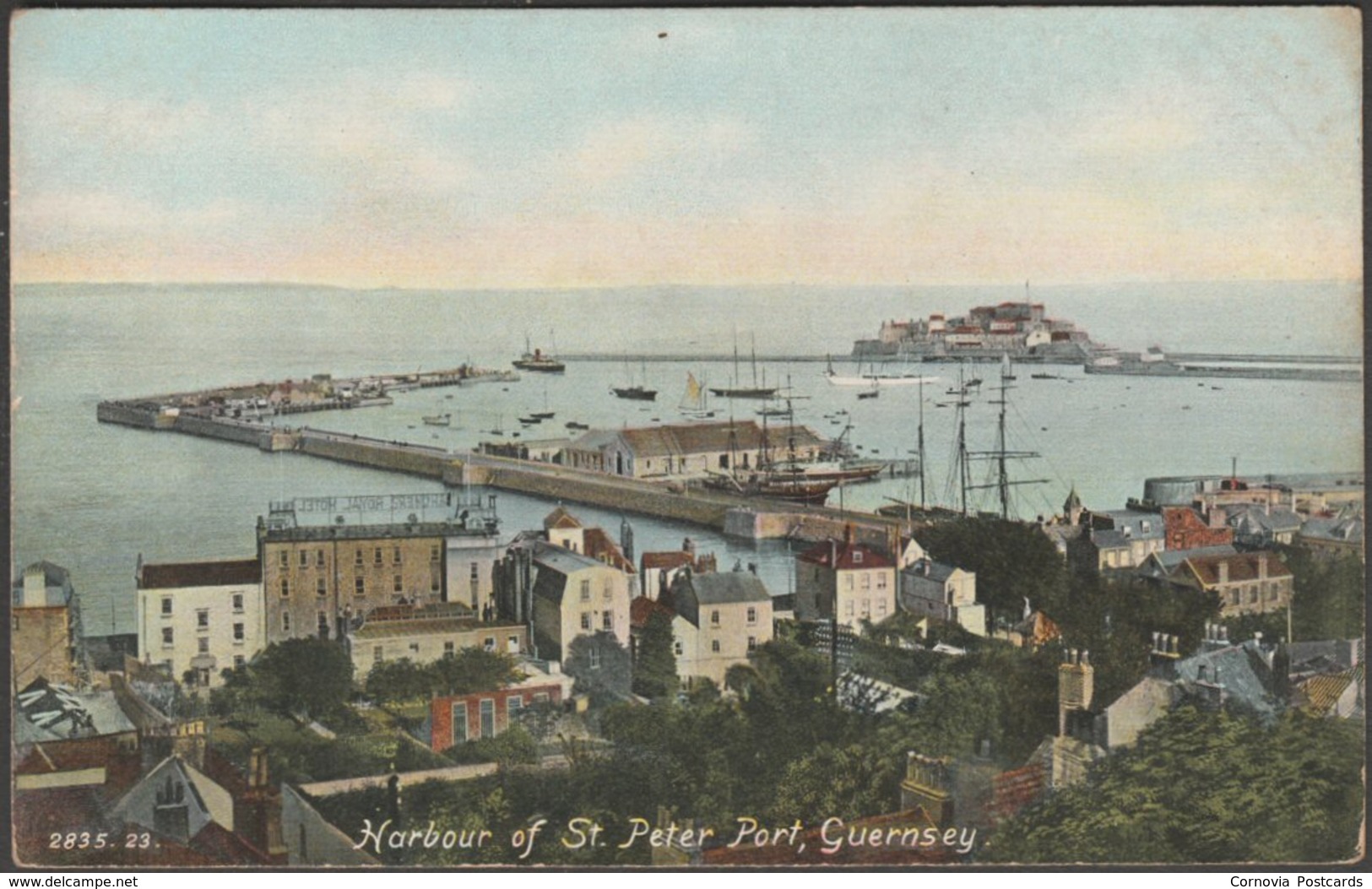 Harbour Of St Peter Port, Guernsey, C.1905-10 - Hartmann Postcard - Guernsey