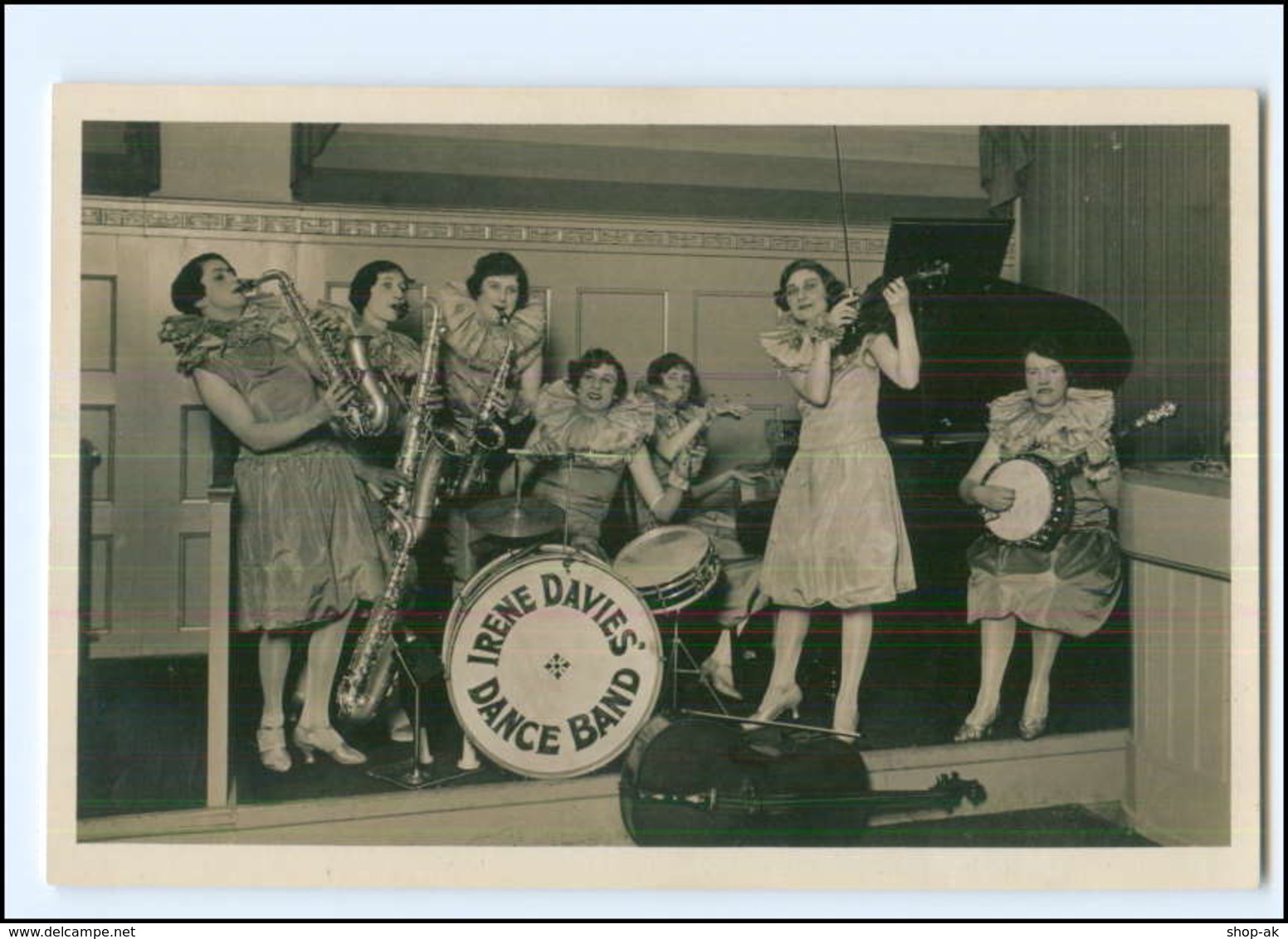 U9067/ Irene Davies Dance Band  Damen Orchester Foto AK 1926  - Altri & Non Classificati