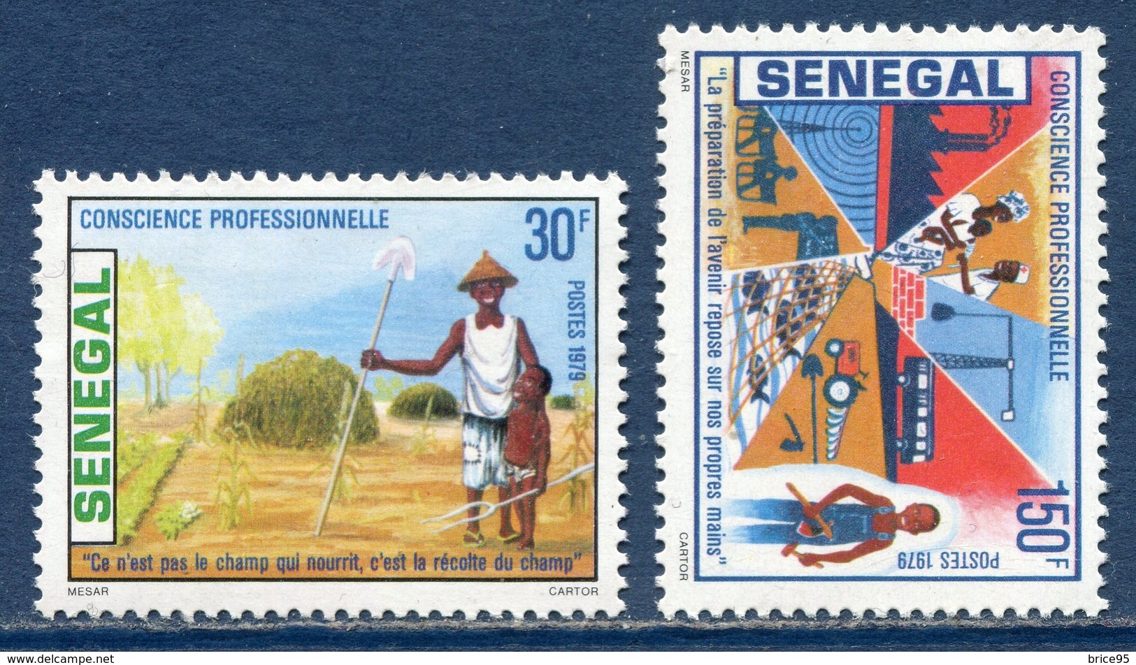 République Du Sénégal - YT N° 510 Et 511 - Neuf Sans Charnière - 1979 - Senegal (1960-...)