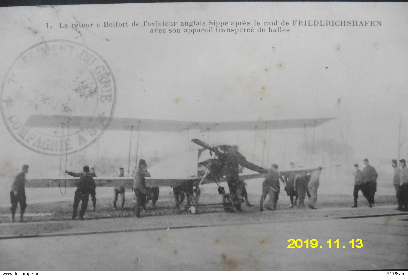 MILITAIRE AVION- Raid De FRIEDERICHSHAFFEN - Autres & Non Classés