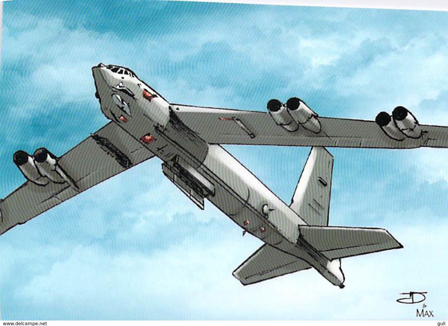 Avion Aviation BOEING B-52  STRATOFORTRESS (USA) Editions:Idées + 2010 Illustrateur J.J Dzialowski MAX*PRIX FIXE - Other & Unclassified