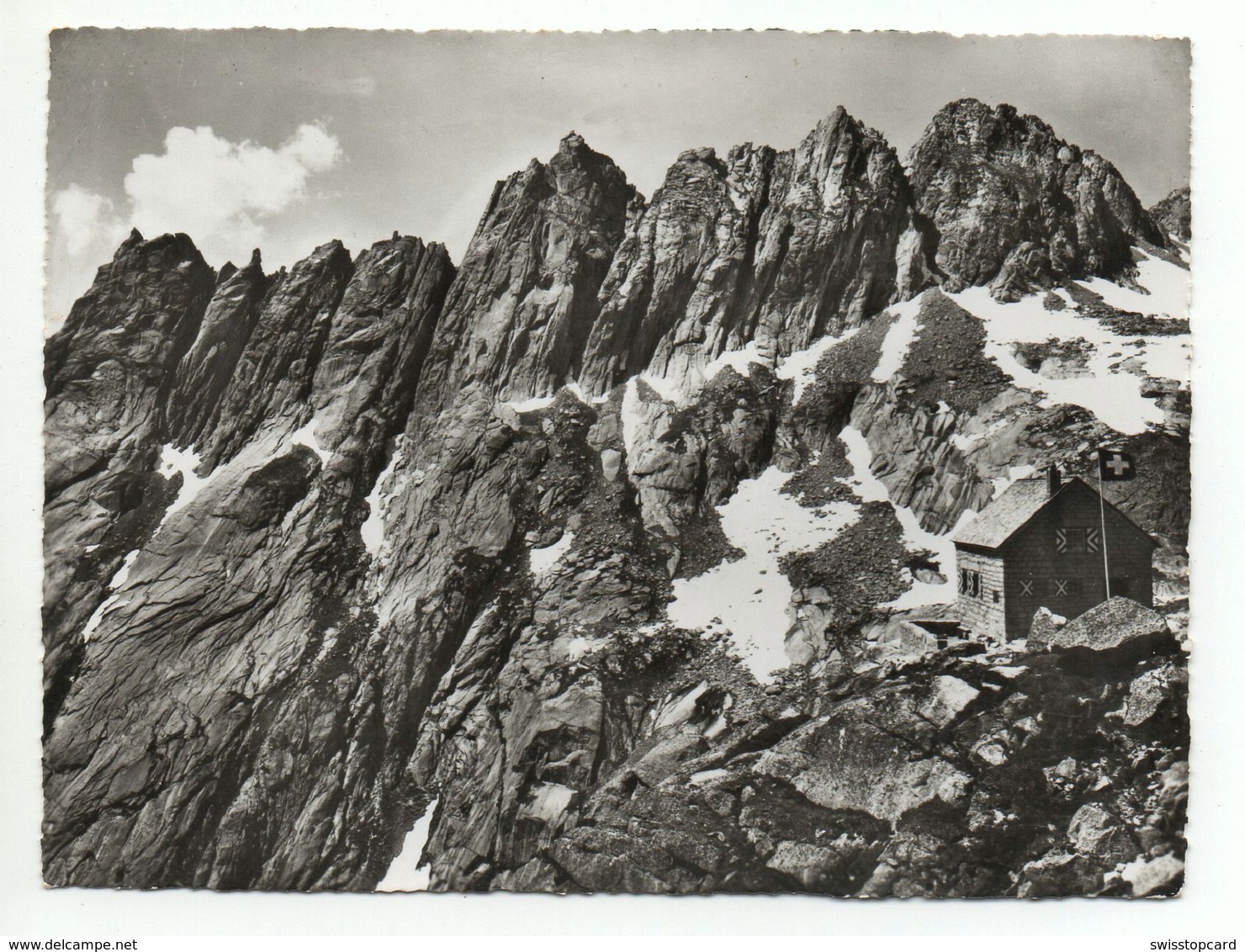 GUTTANNEN Gelmerhütte S.A.C. Sek. Brugg Stempel Hütte - Brügg