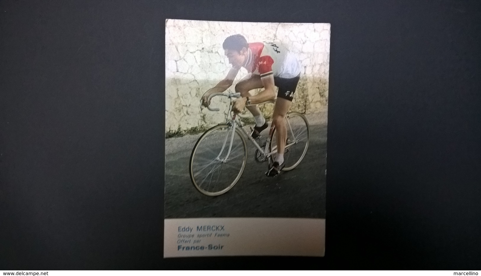 7 Cartes Coureurs Cyclistes  - Wielrennen  Eddy Merckx - Herman Van Springel - Roger De Vlaeminck - Cyclisme