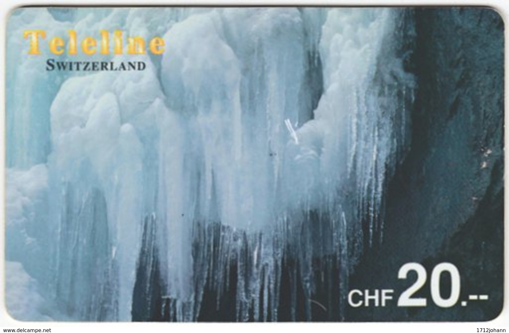 SWITZERLAND D-132 Prepaid Teleline - Landscape, Winter - Used - Schweiz