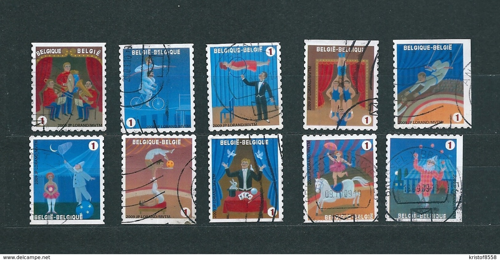 Zegels 3929 - 3938 Gestempeld - Used Stamps