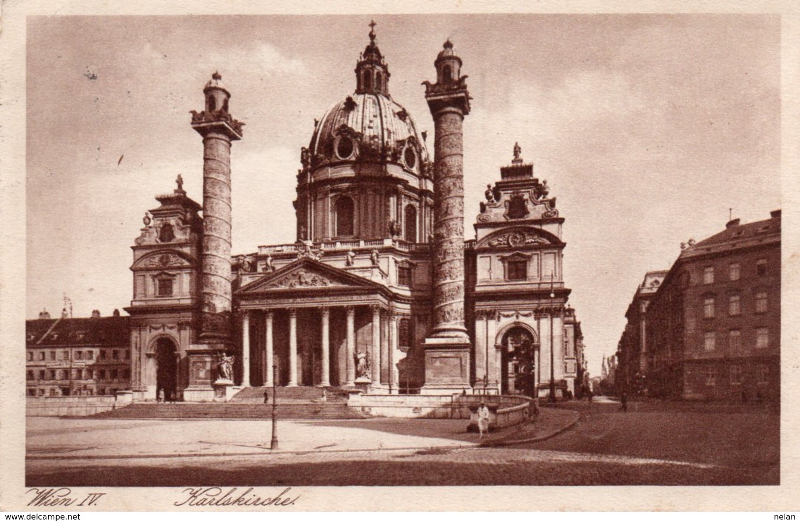 WIEN IV-KARLSKIRCHE-1929 - Chiese