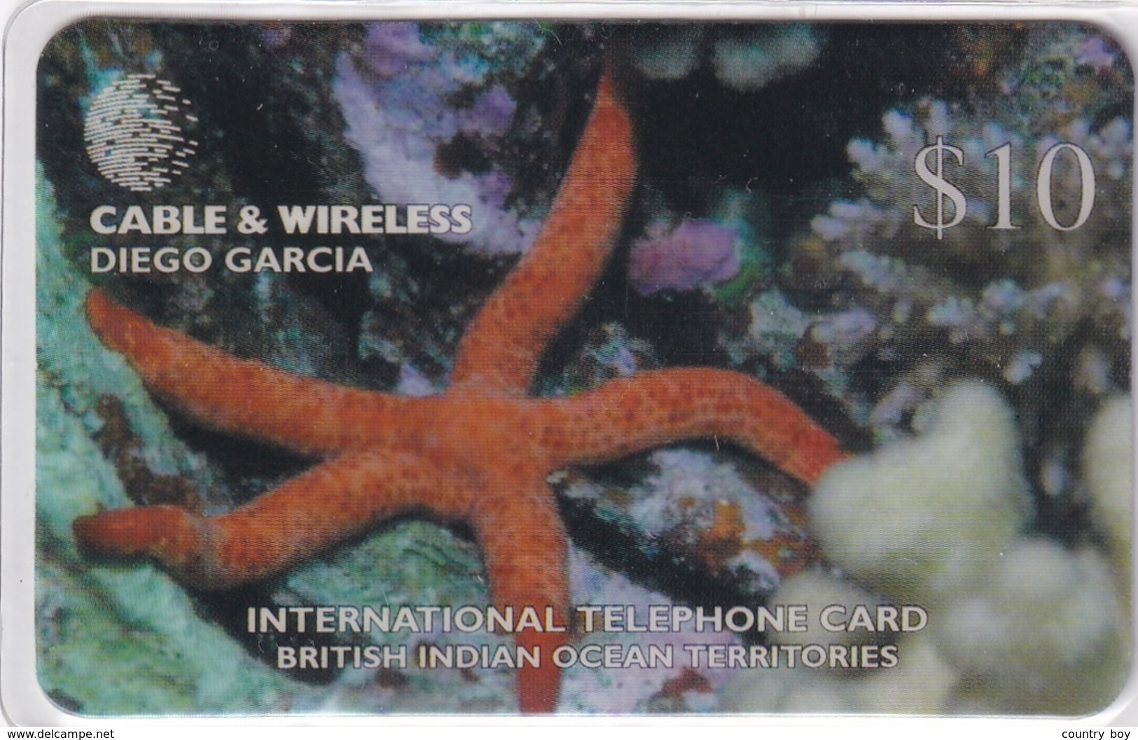 DIEGO GARCIA , DGA-R-63-69 , 1st MARINE LIFE  SET ,  7 Cards , MINT / UNUSED , CONTROL NUMBERS 00018 - Diego-Garcia