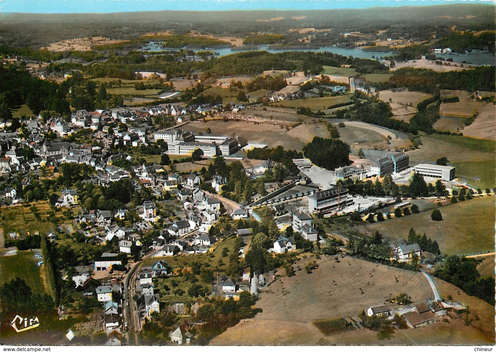 NEUVIC D'USSEL VUE GENERALE AERIENNE - Otros & Sin Clasificación