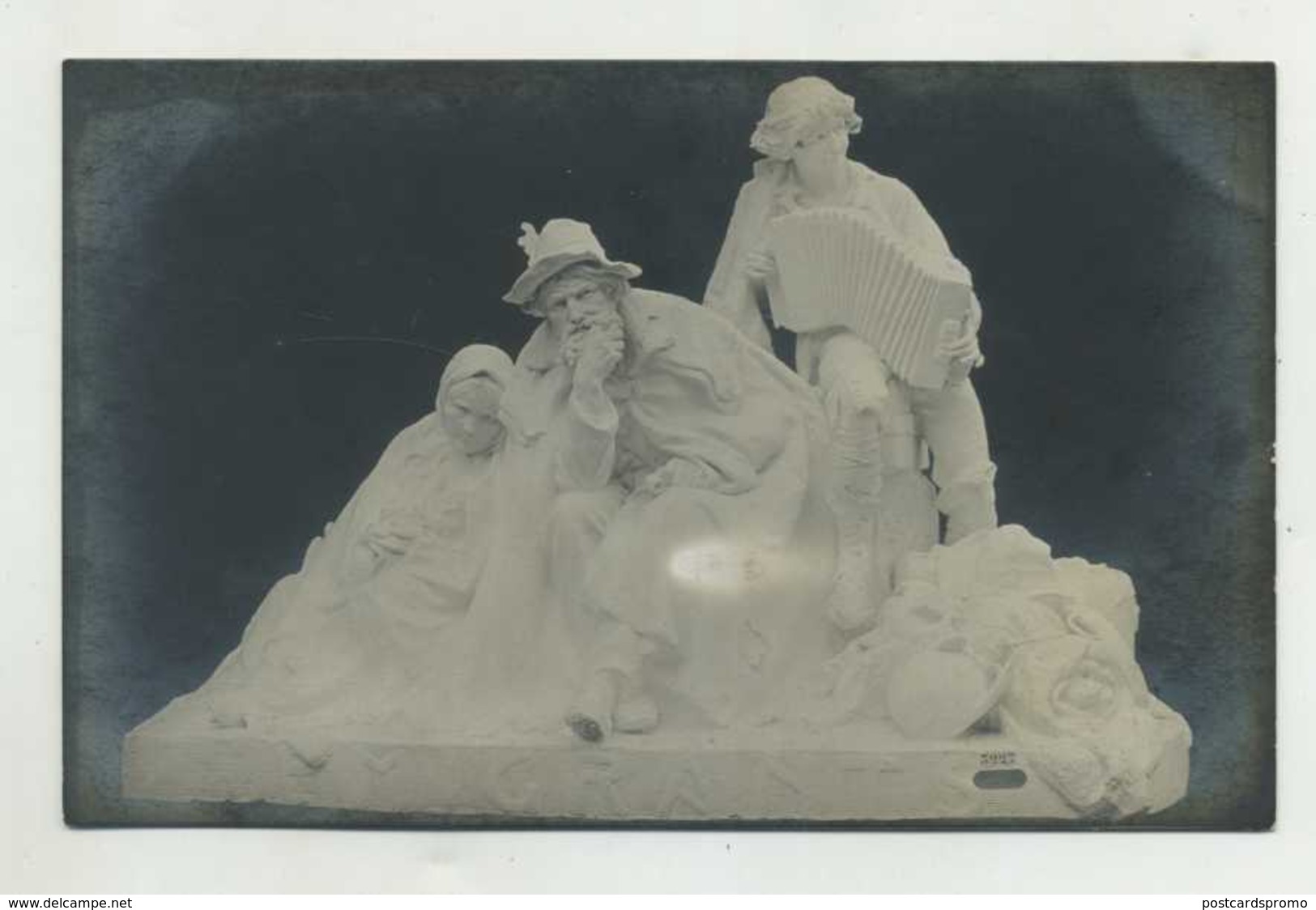 Salon De 1909 , Robert Delandre, Emigrants Italiens  ( 2 Scans ) - Sculptures