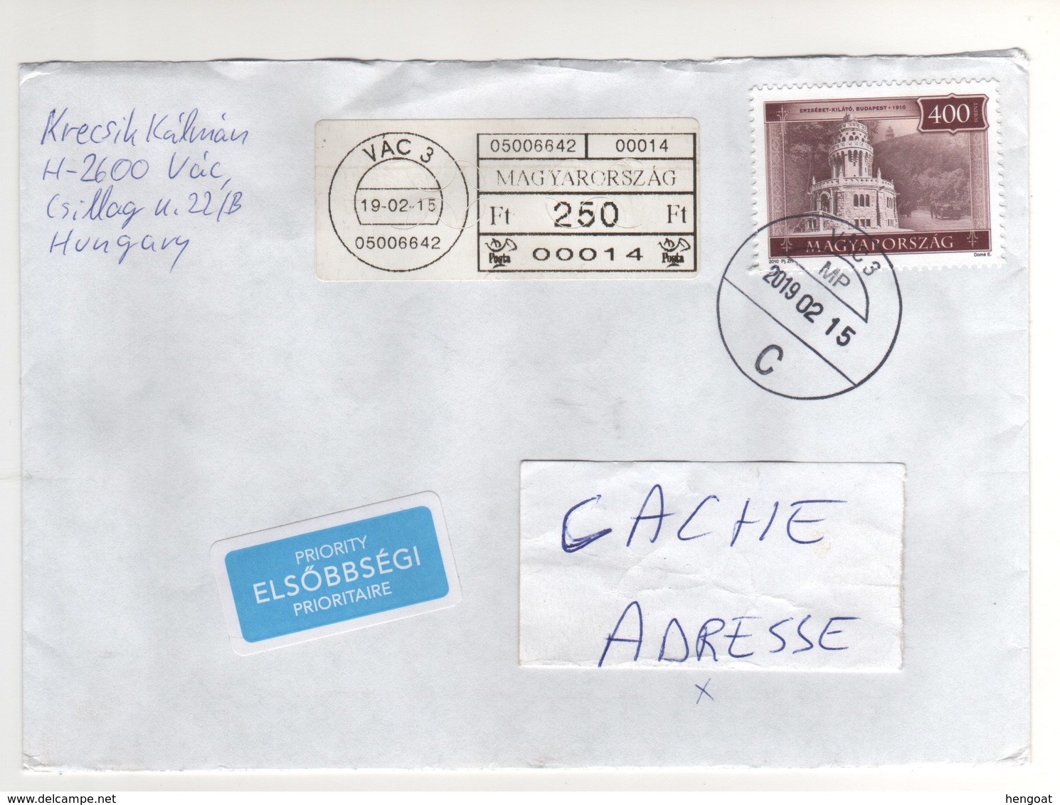 Beaux Timbres , Stamps  Sur Lettre , Enveloppe , Cover , Mail Du 19/02/2015 Pour La France - Lettres & Documents