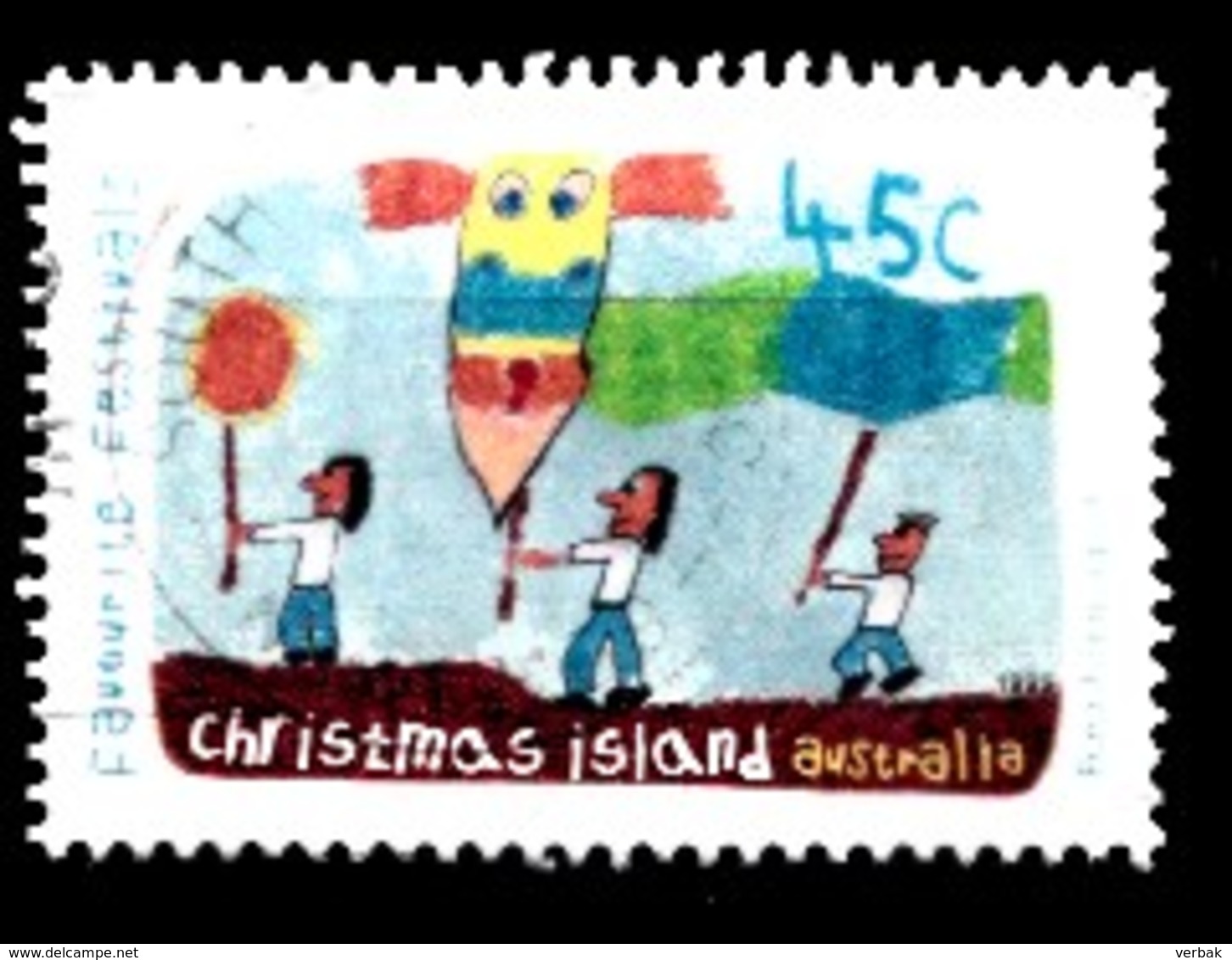 CHRISTMAS ISLAND 1999 Mi.nr.462 Kinderzeichnungen OBLITÉRÉS / USED / GESTEMPELD - Christmas Island