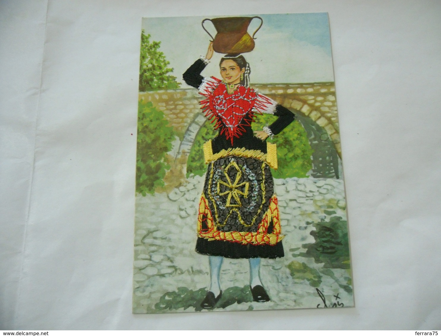 CARTOLINA COSTUME REGIONALE MOLISE. - Moda