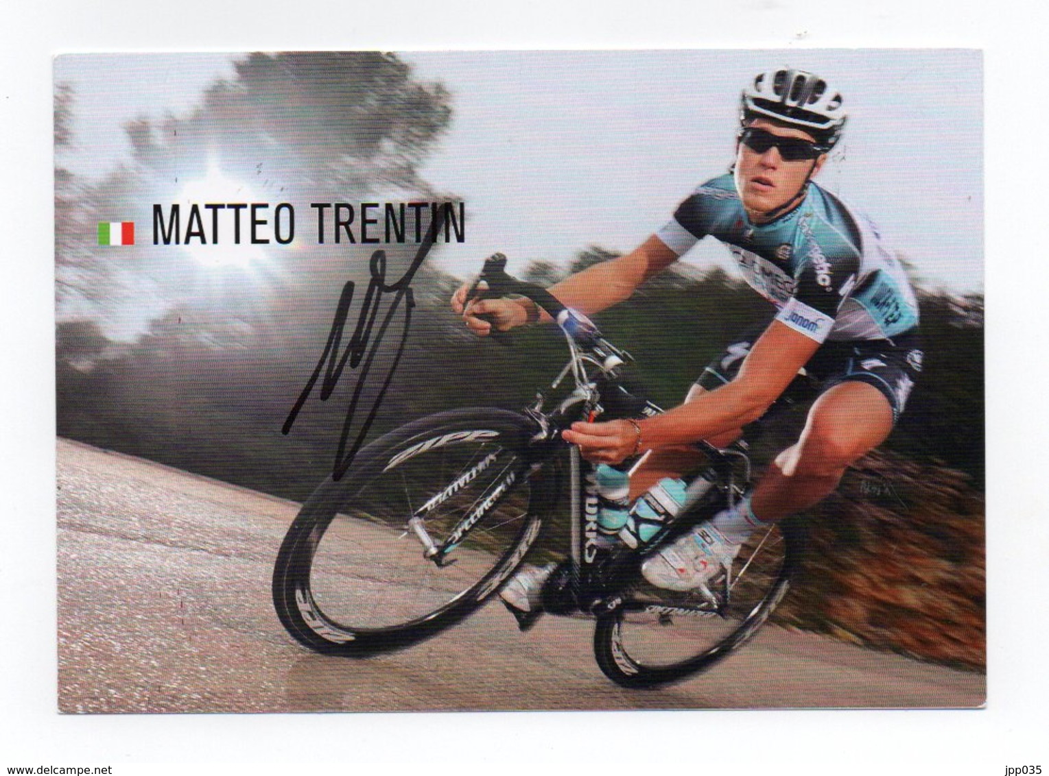 CYCLISME TOUR  DE  FRANCE AUTOGRAPHE MATTEO TRENTIN - Cyclisme