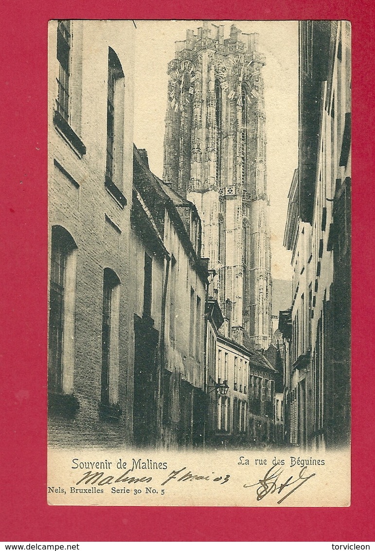 C.P. Mechelen =  La Rue  Des  Béguines - Malines