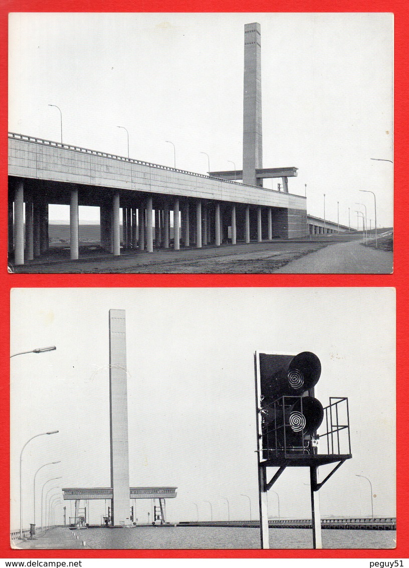 Ronquières (Braine-le-Comte). Plan Incliné (Canal Bruxelles-Charleroi.1968). Lot De 12 Cartes. Voir Descriptions - Braine-le-Comte