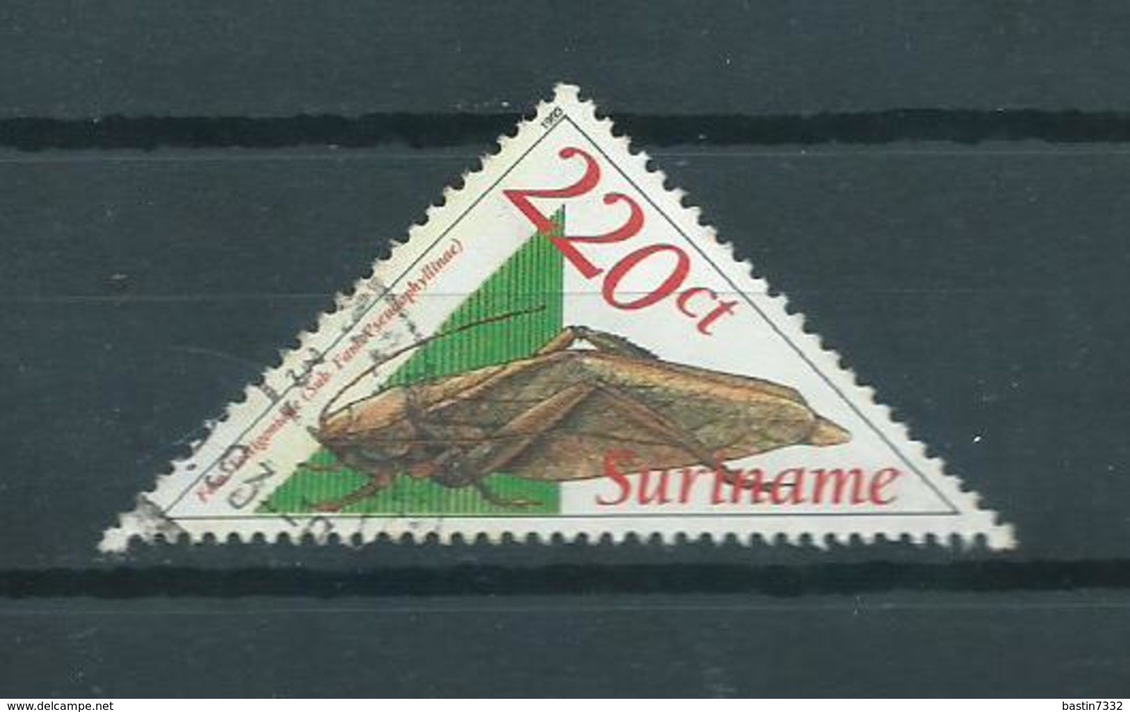 1993 Suriname Insects 220 Cent Used/gebruikt/oblitere - Surinam