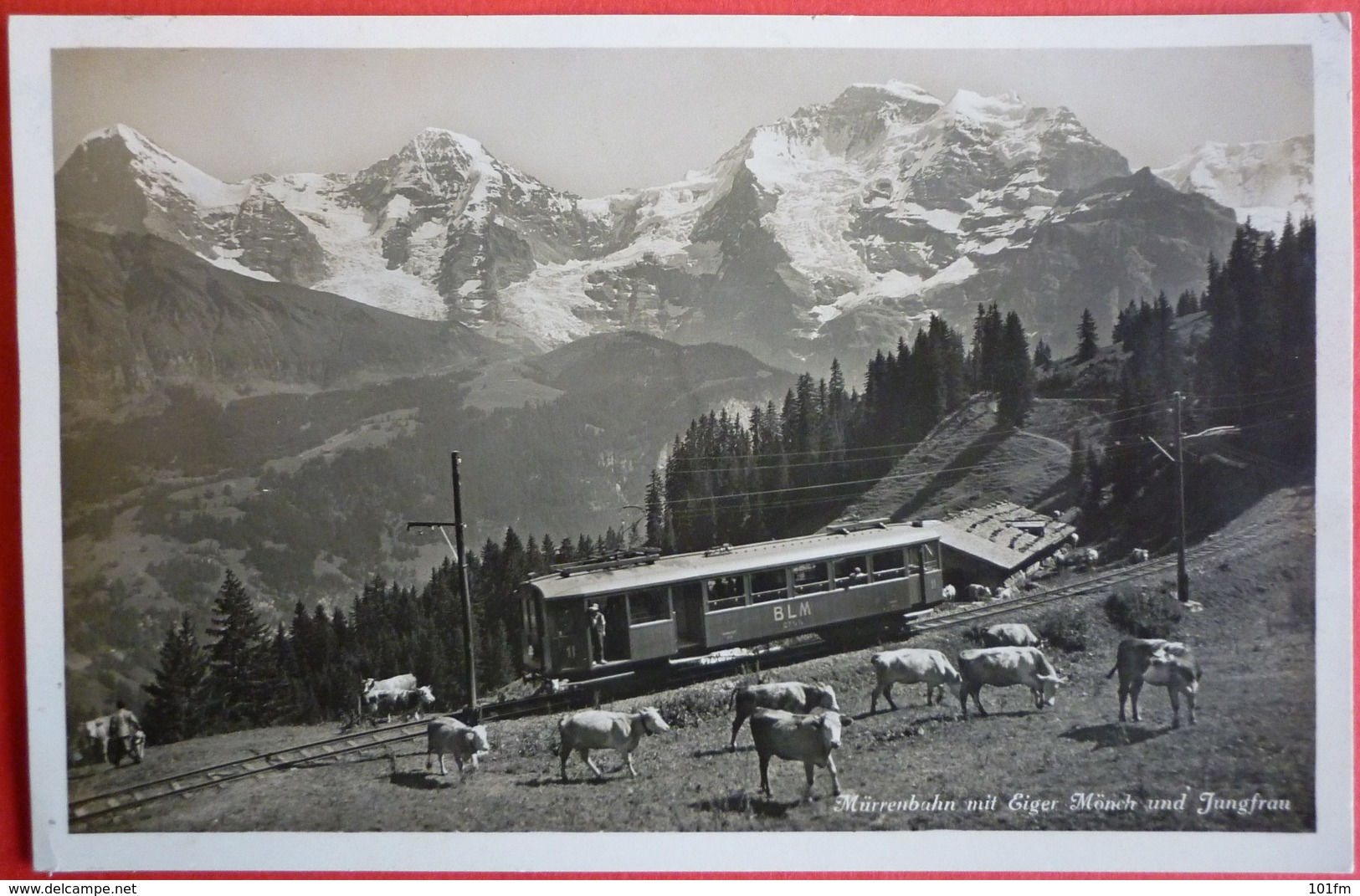 SWITZERLAND - MURRENBAHN WITH TRAIN - Treni