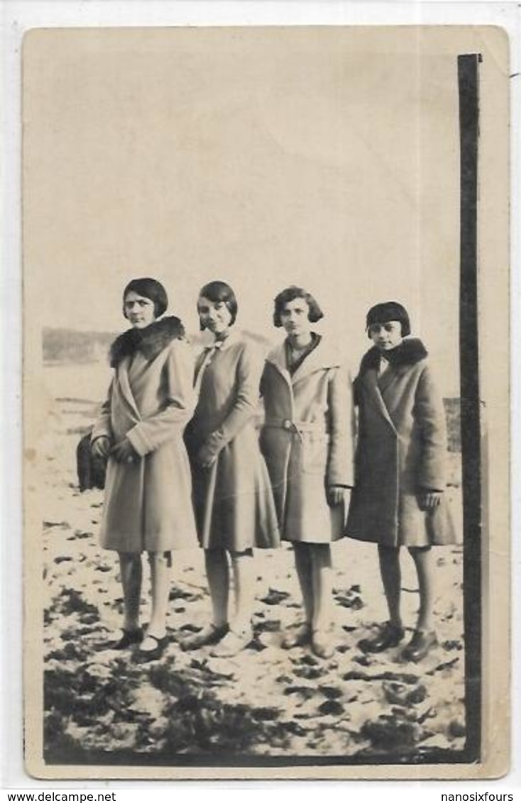 D 83 LA SEYNE SUR MER.  CARTE PHOTOS LES SABLETTES ANN 1930 SUR LA PLAGE - La Seyne-sur-Mer