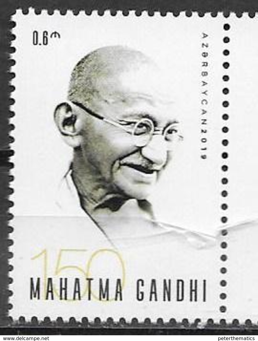 AZERBAIJAN, 2019, MNH, GANDHI, 1v - Mahatma Gandhi