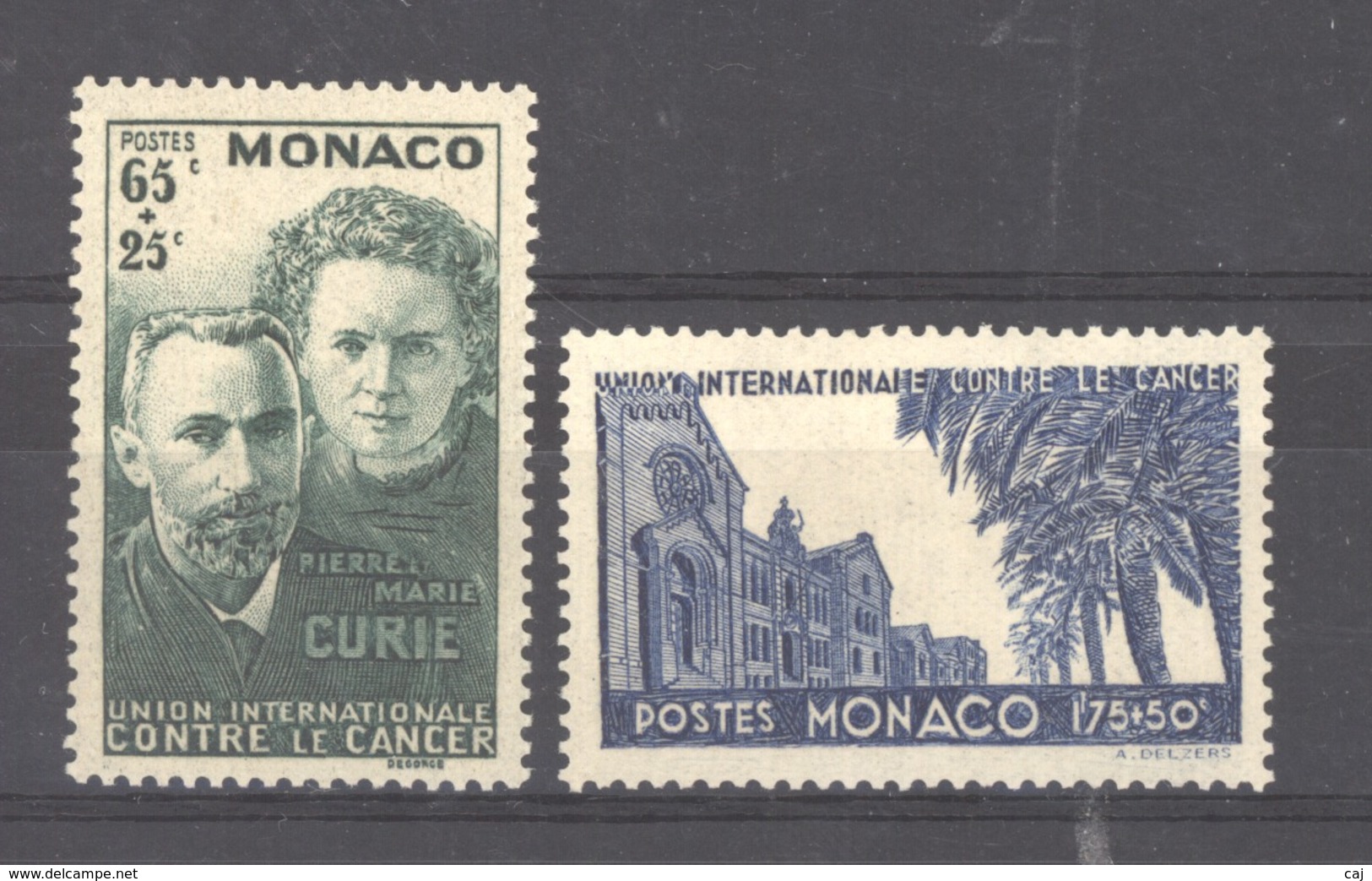 Monaco  :  Yv  167-68  * - Unused Stamps