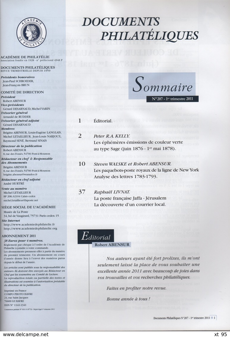 Documents Philateliques - N°207 - Voir Sommaire - Frais De Port 2€ - Autres & Non Classés