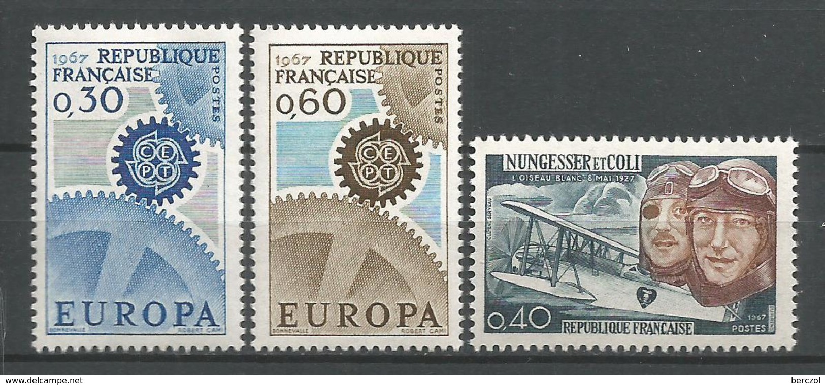 FRANCE ANNEE 1967 N° 1521 A 1523 NEUFS** NMH - Unused Stamps