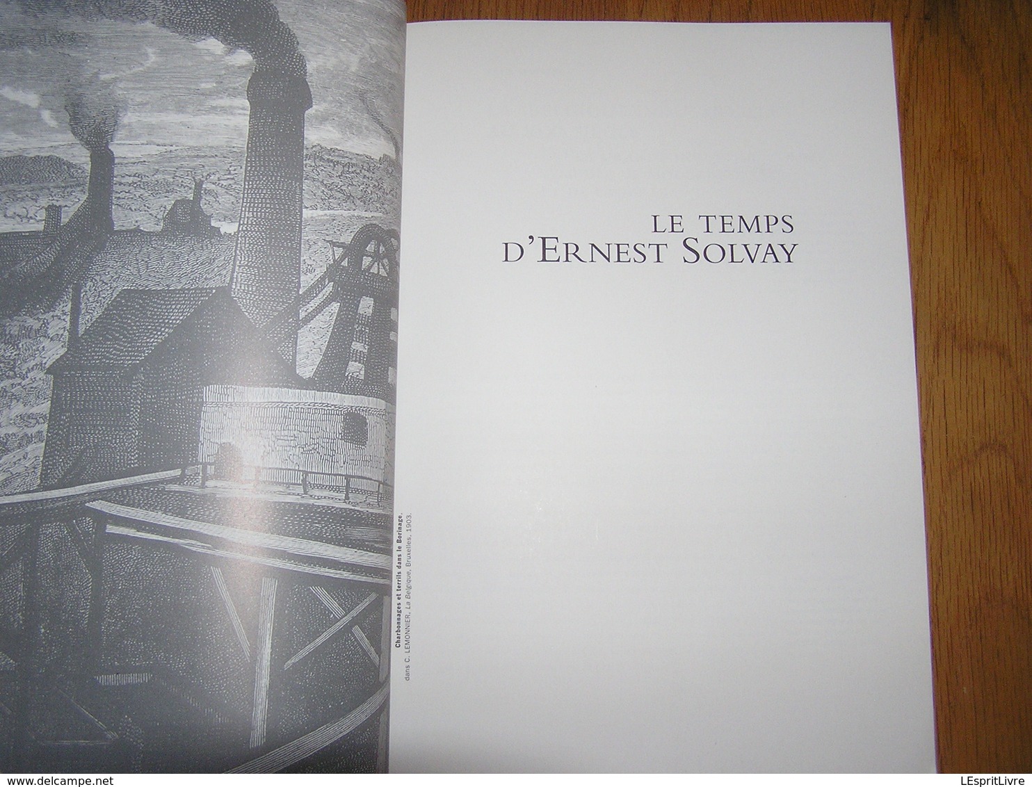 ERNEST SOLVAY ET SON TEMPS Régionalisme Bruxelles Industrie Chimique Chimie Sciences Couillet Belgique Industrielle