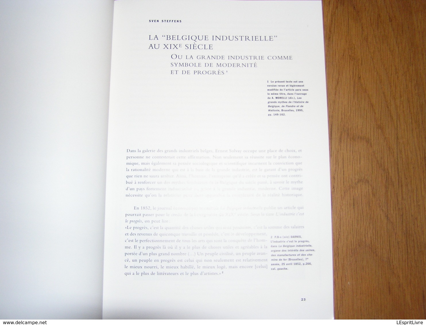 ERNEST SOLVAY ET SON TEMPS Régionalisme Bruxelles Industrie Chimique Chimie Sciences Couillet Belgique Industrielle